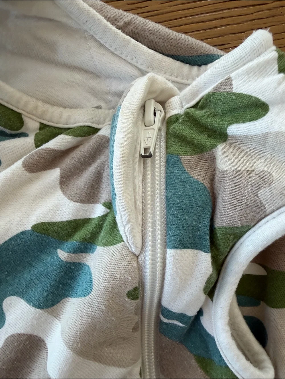 Kyte Baby Camouflage Sleep Sack Green & Blue Size Medium 1.0 Tog